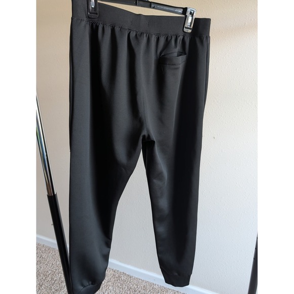 Fried Denim Other - Fried Denim Mens XL Black Reflective Trim Jogger Pants Zipper Pockets RN121557